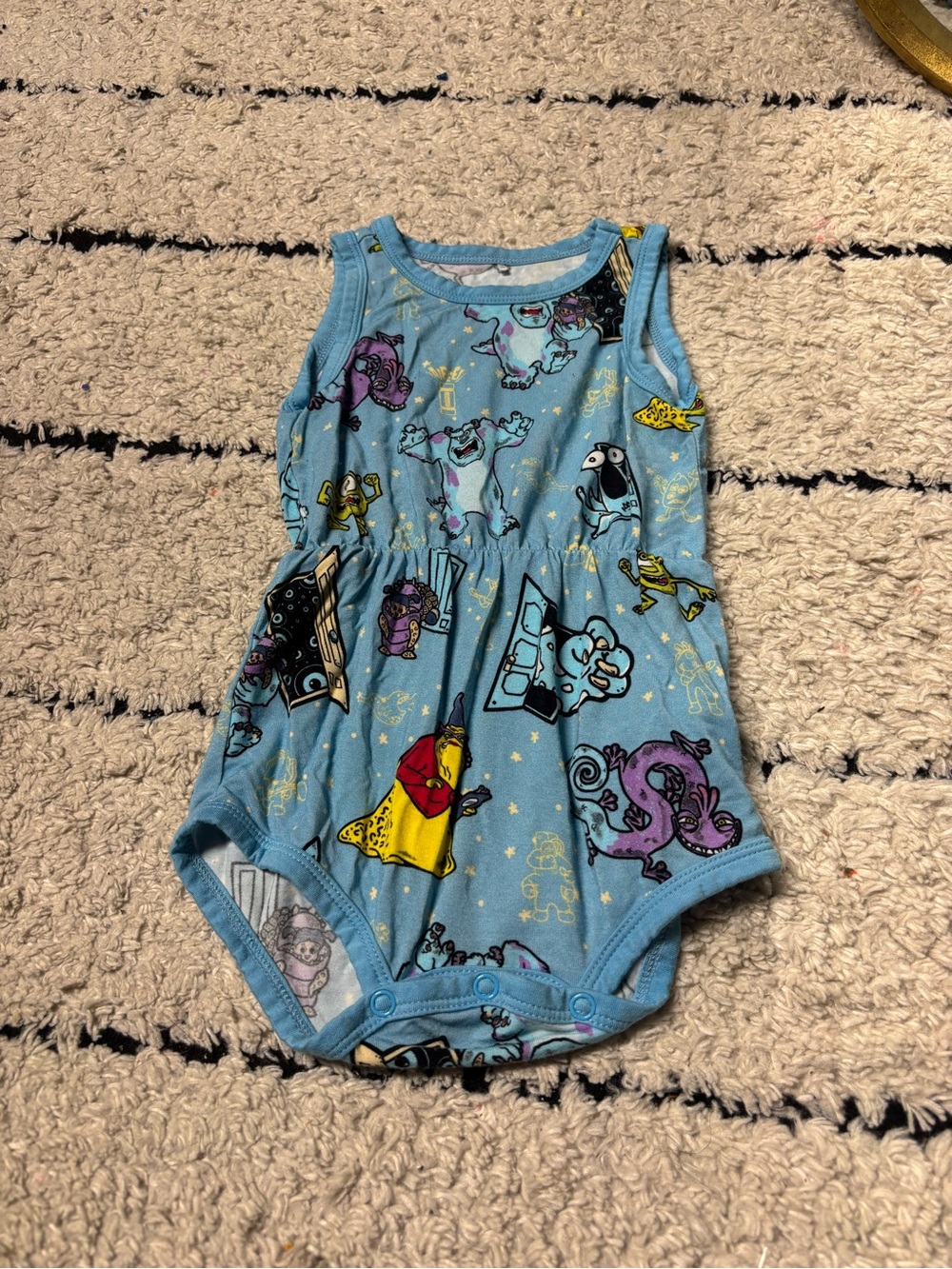 Posh Peanut Monsters Inc Romper